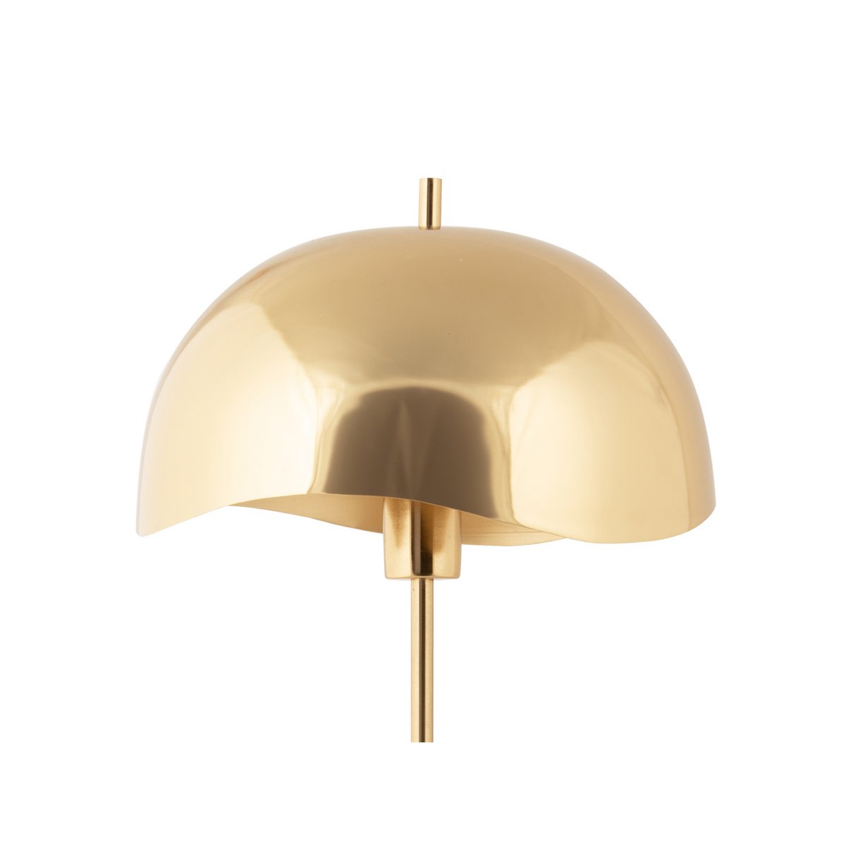 Tafellamp Wave Dome 30 cm goud ijzer