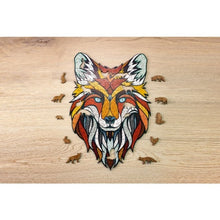 Houten legpuzzel vos 40x28 cm berkenmultiplex