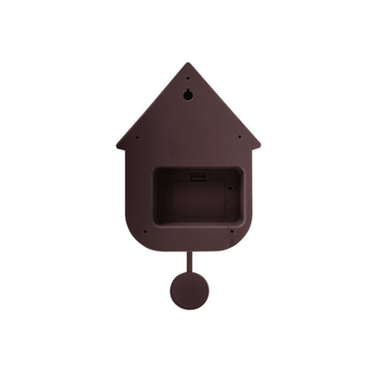 Wandklok koekoek 22x41 cm bruin plastic