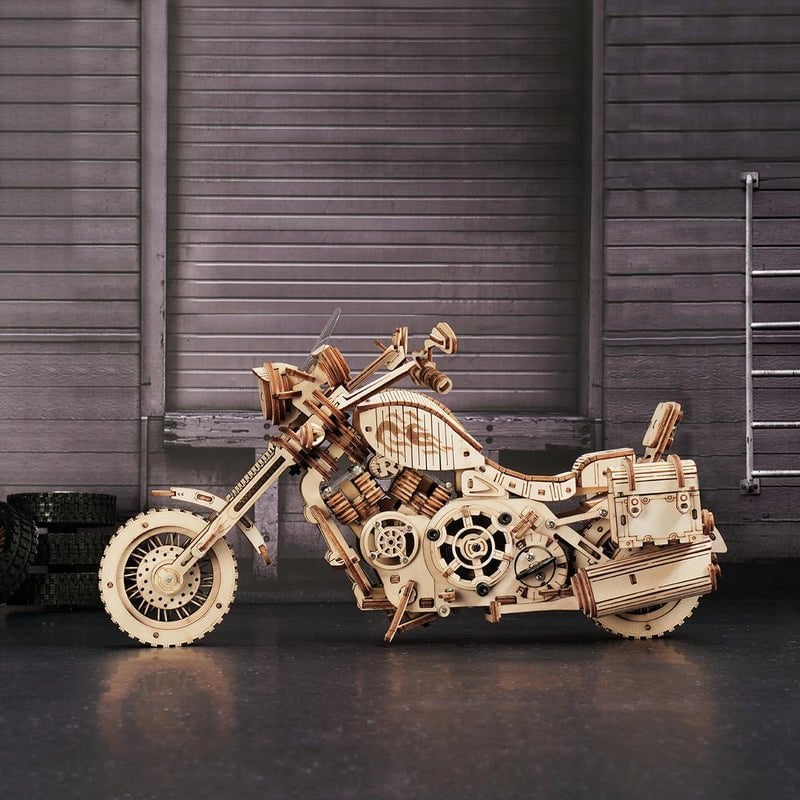 3D houten puzzel motorfiets 420 stukjes