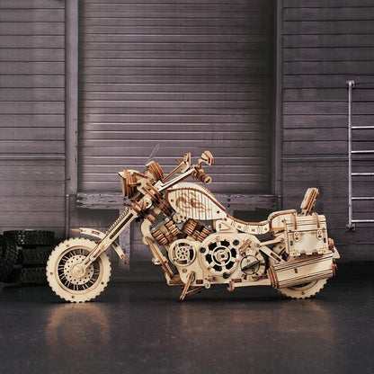 3D houten puzzel motorfiets 420 stukjes