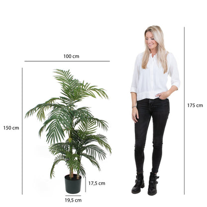 Kunstplant Areca palm 150 cm groen