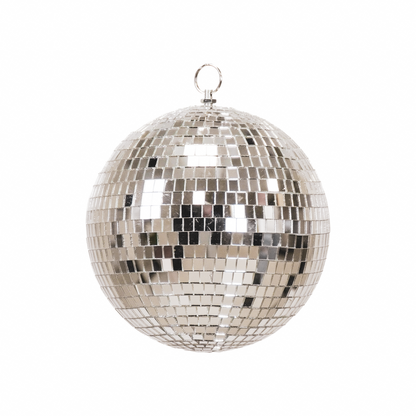 Kersthanger discobal 30x30x30 cm zilver