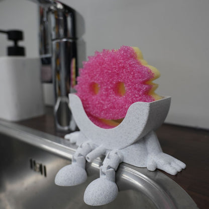 Scrub Daddy spons houder met wateruitloop