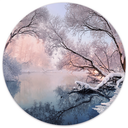 Muurcirkel winterlandschap