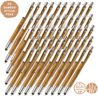 50 Sustainable Bamboo Stylus Pens