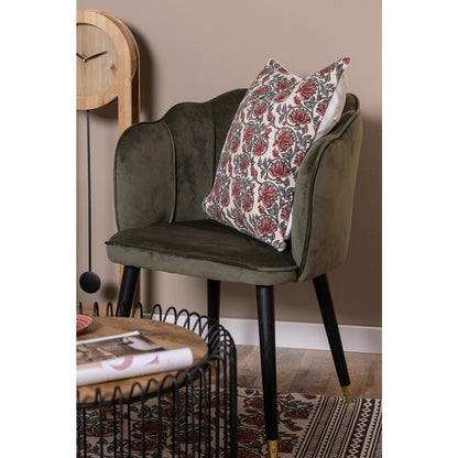 Kussenhoes 50x50 cm rood katoen