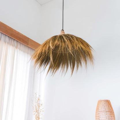 Grote Zeegras Lampenkap Mawana Natuurlijke Boho Hanglamp
