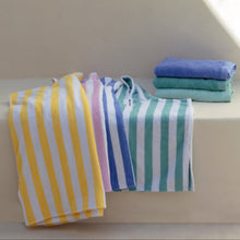 Kinderbadstrandponcho geel 2-4 jaar