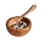 Olive wood muesli bowl Ã˜ 14 cm with spoon