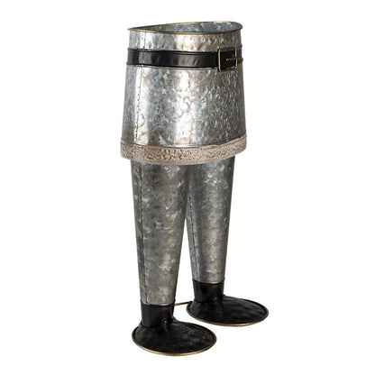 Plant Holder Broek 22x15x40 cm Grey Iron Indoor Flower Pot