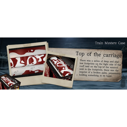 Cutebee, DIY Book Nook, Train Mystery Case, BN01B, 18x11x23cm