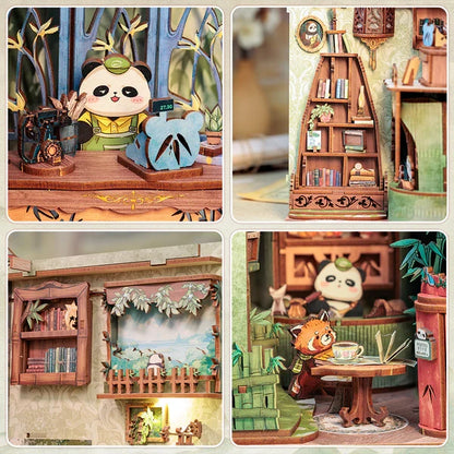 Booknook Panda Boekwinkel 18x11x23 cm
