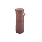 Vaas roze glas 27x10 cm