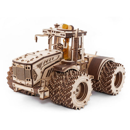 Eco Wood Art EWA 3D Mechanische Puzzel Tractor K7M Model