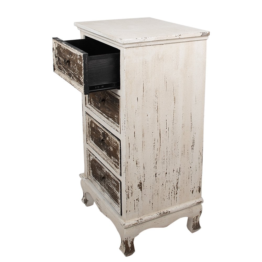 Dressoir 44x35x81 cm beige hout