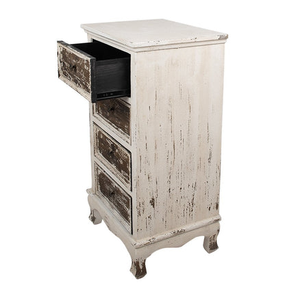 Dressoir 44x35x81 cm beige hout