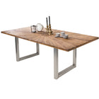 Eettafel 160x90x75 cm hout metaal