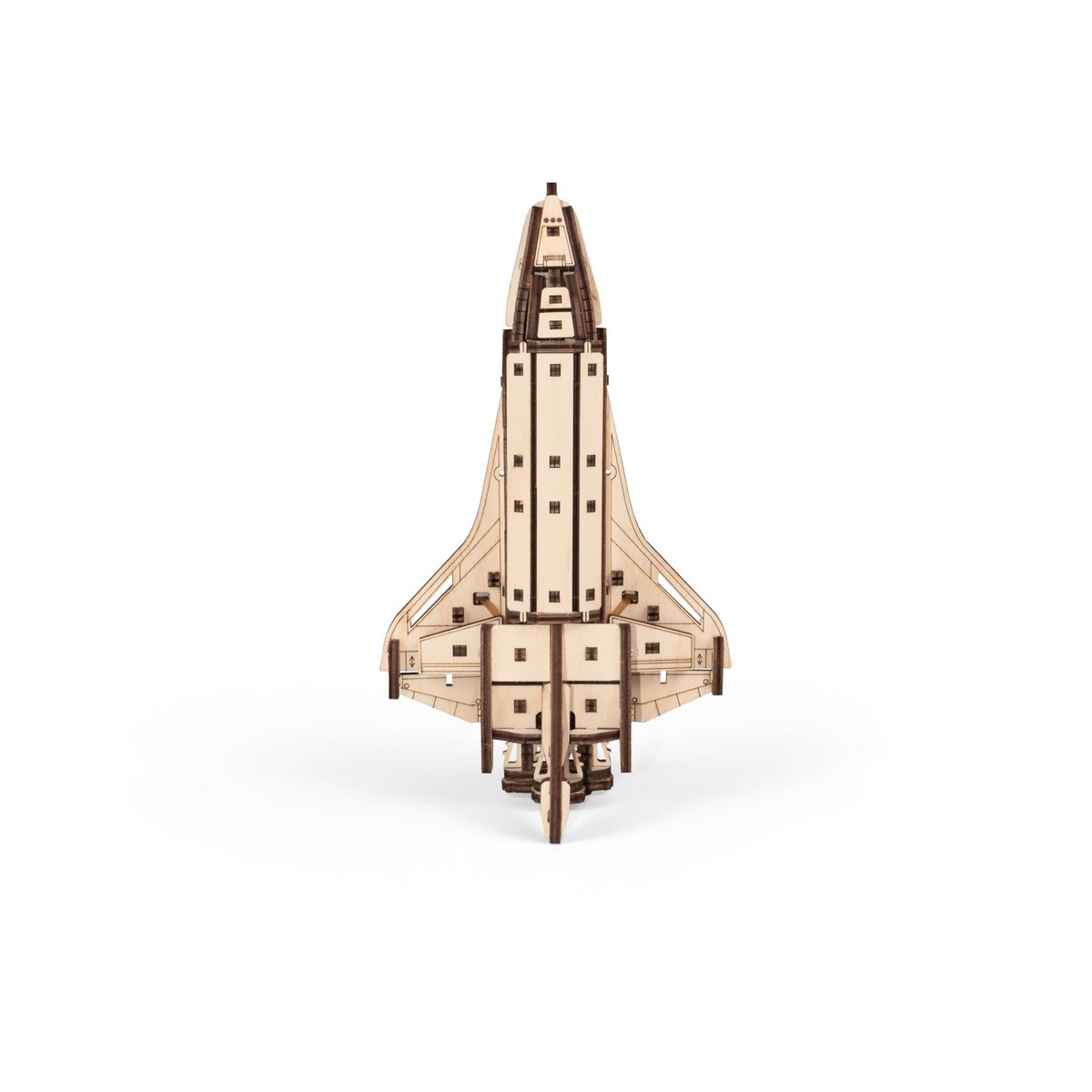Eco Wood Art (EWA) DIY 3D Mechanische Houten Puzzel, Space Shuttle, 4554, 33,5x22,3x17,0