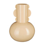 Vaas metaal 36x25 cm beige
