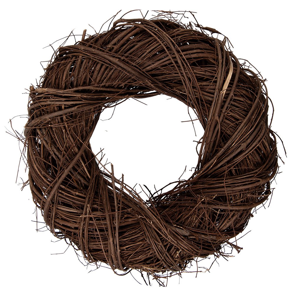 Krans Ø 35x9 cm Bruin Rotan