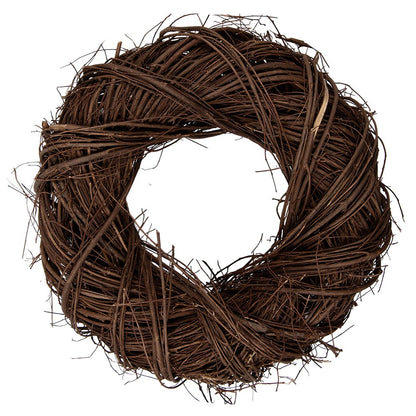 Krans Ø 35x9 cm Bruin Rotan