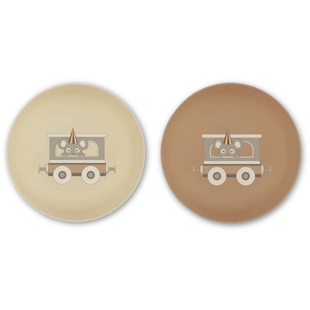 Kinderbord diep 14 cm PLA 2-pack