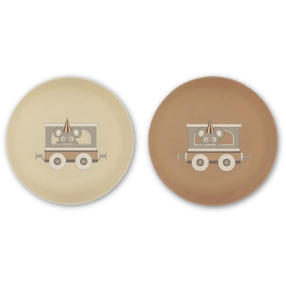 Kinderbord diep 14 cm PLA 2-pack