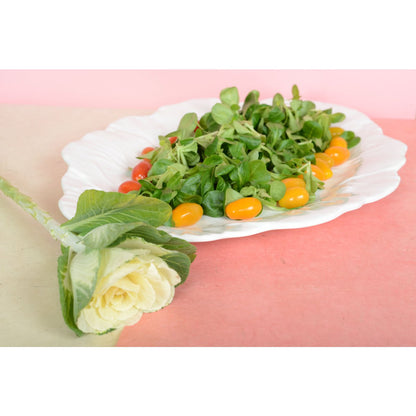 Servicegerecht ovaal 50x40x2 cm melamine wit
