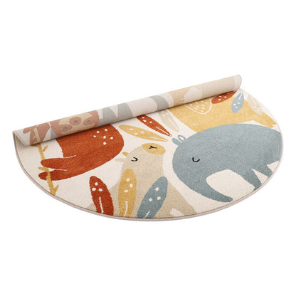 Kinderkleed rond 160 cm junglepatroon polypropyleen
