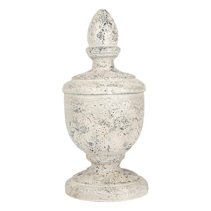 Ornament keramisch 22x48 cm beige