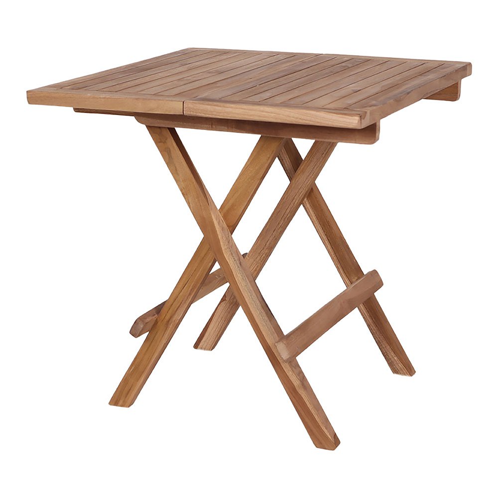 Bijzettafel teak 50x50x50 cm naturel