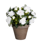 Kunstplant Azalea wit 31x26 cm