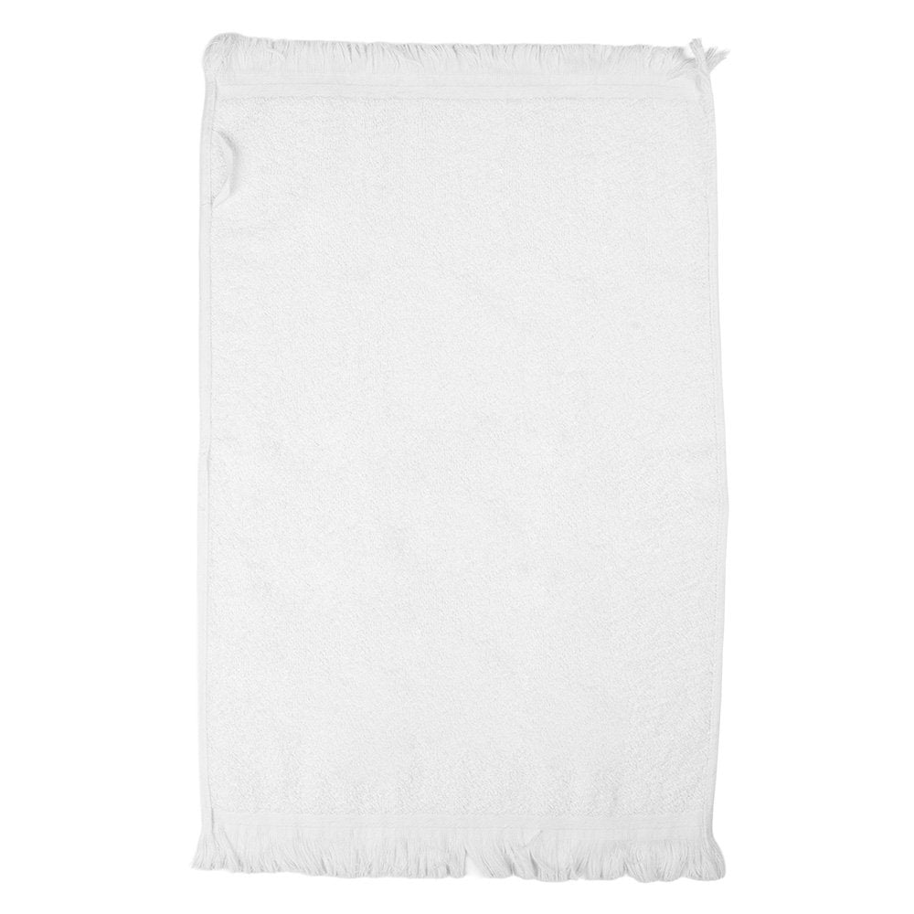 Gastendoekje 40x66 cm Wit Katoen Hart