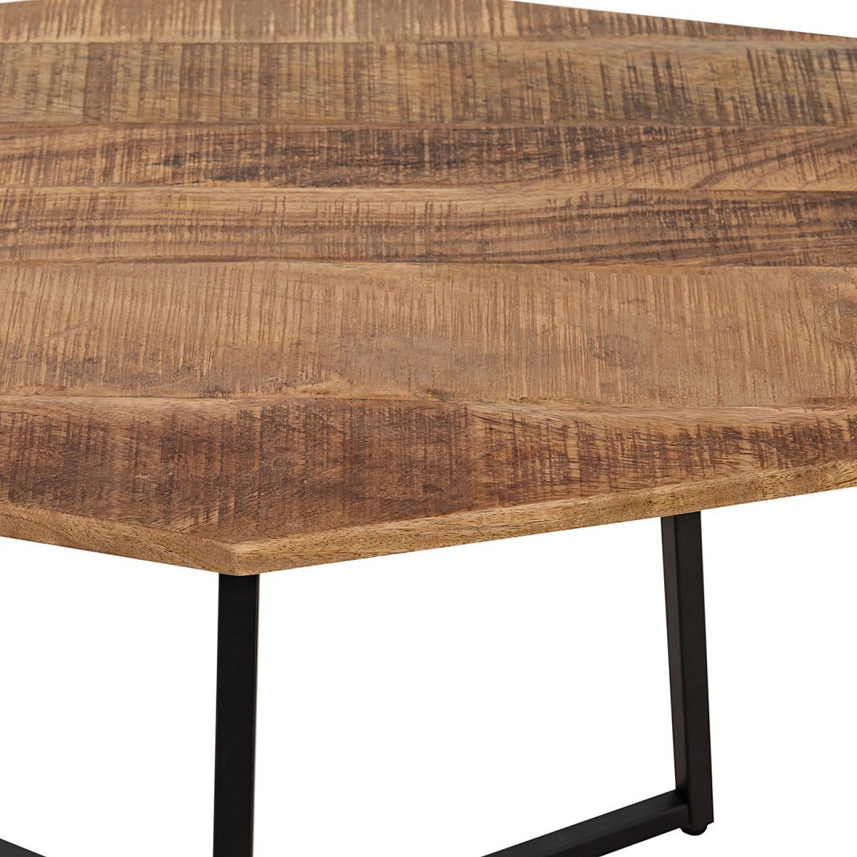Zije Salontafel 56 X 48 Cm Metalen Frame Zwart Duurzaam