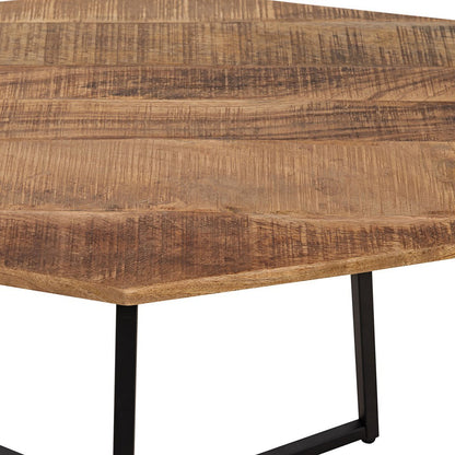 Zije Salontafel 56 X 48 Cm Metalen Frame Zwart Duurzaam
