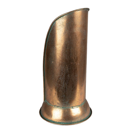 Kandelaar 35 cm koperkleurig metaal