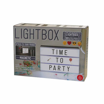 LED Lightbox A6 met 90 tekens magnetisch