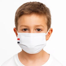 Kindermasker 0-6 jaar wit katoen perkal