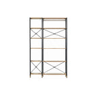 Wandrek set 210 cm metaal met lades