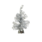 Artificial Tree- Xmas Tree- LED-light- Battery- Silver -50 cm