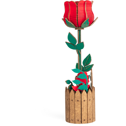 Houten bloem modelbouw roos 80 stukjes