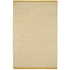 Vloerkleed wol 110x170 cm geel