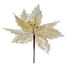 Kunstplant kerstster Ø 22x25 cm wit