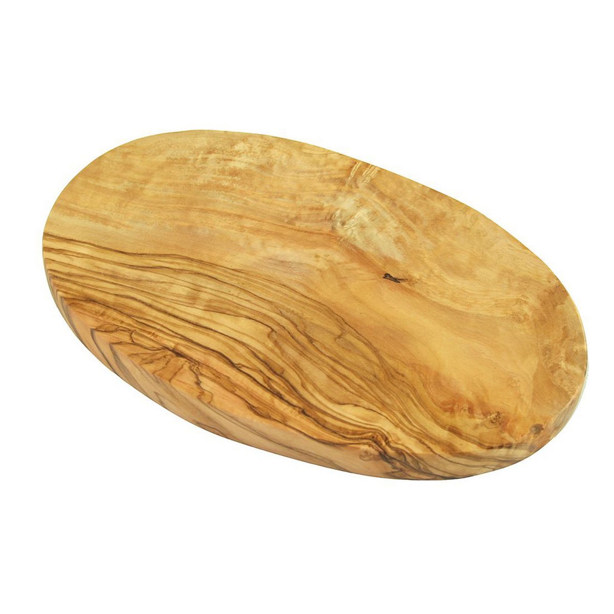 Ontbijtplank ovaal 24 cm olijfhout