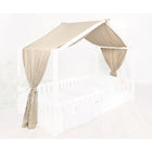 Tissi® canopy mosquito net for house beds 90x200 cm cream
