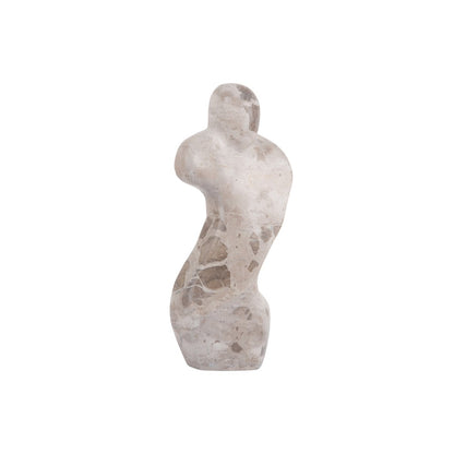 Standbeeld vrouwelijk marmer bruin 10x5x23 cm