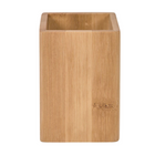 Bamboe tandenborstelhouder 8,8x6,6x12,4 cm