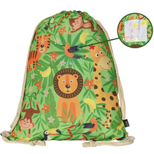 Gymnastics Jungle Rugzak Voor Kinderen Transparant Voorvak