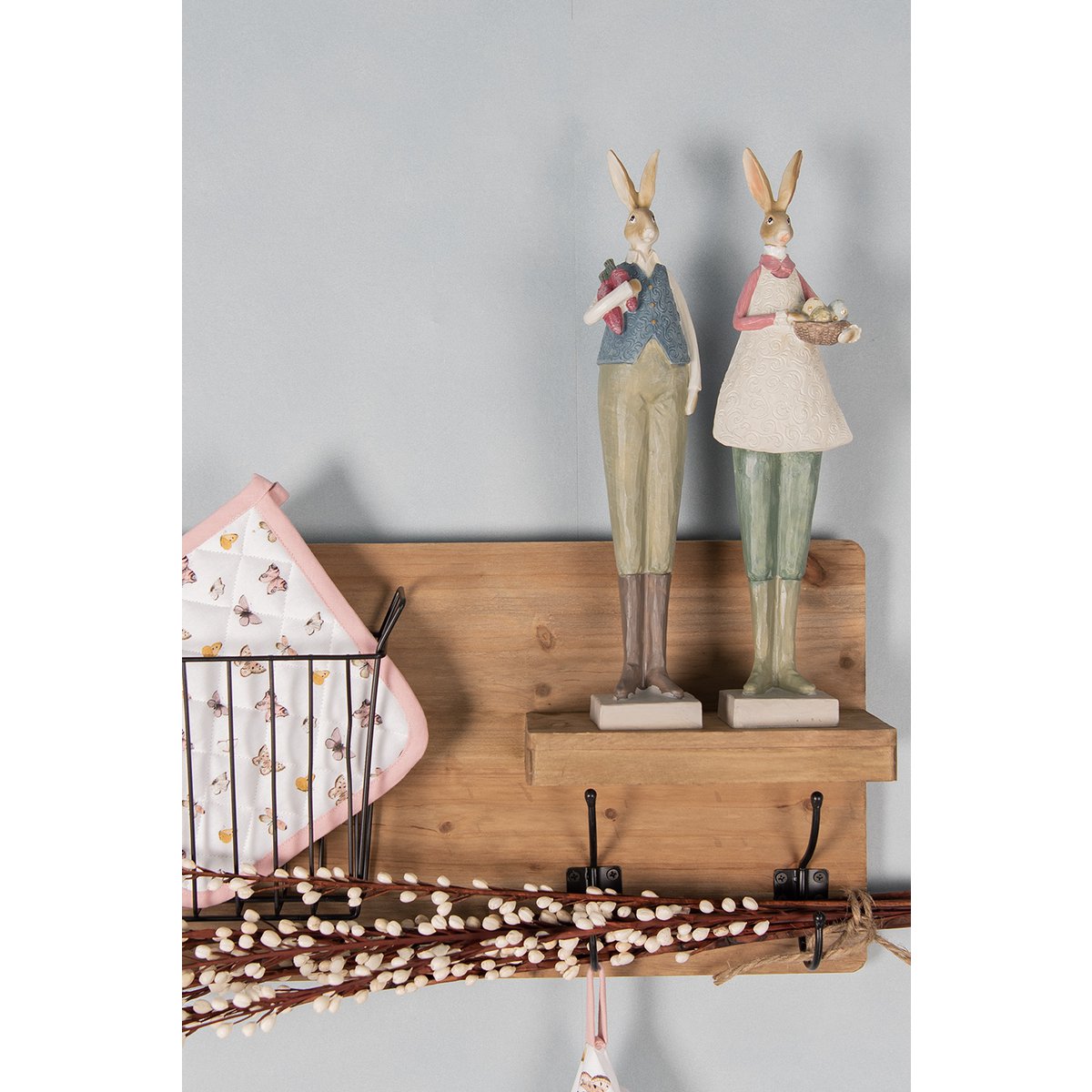 Deer Figurine 30x9x20 cm Brown Polyresin Christmas Decoration